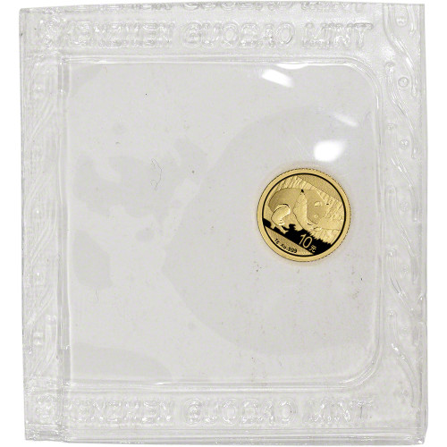 China Gold Panda 1 g 10 Yuan - BU - Mint Sealed - Random Date [X-CGP-1g-BU-Mint]