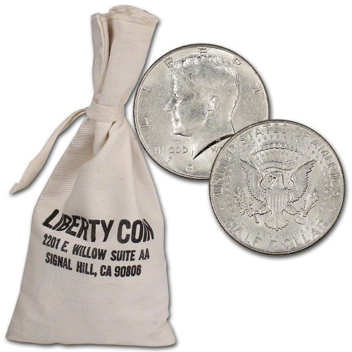 90% Silver 1964 Kennedy Half Dollars - $50 Face Value [X-BAG-90-KENNEDY(50)]