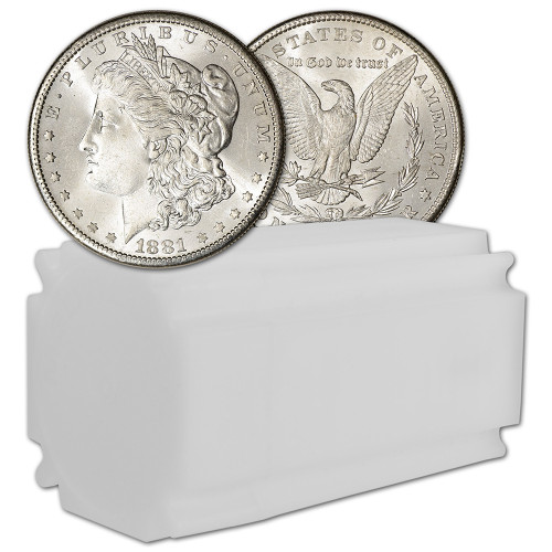 1881 S US Morgan Silver Dollar $1 - BU - Roll of 20 [MORGAN-81-S-BU(20)]