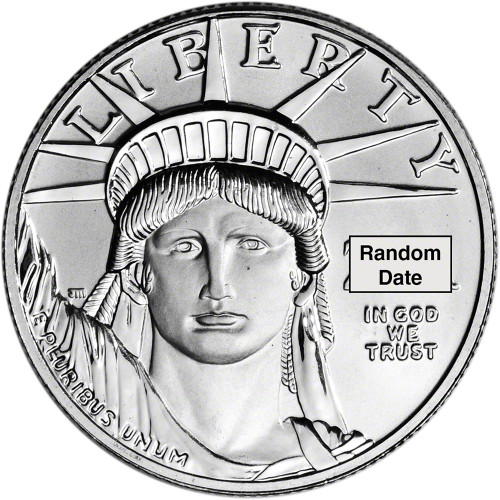 American Platinum Eagle (1/4 oz) $25 - BU - Random Date [X-APE-25