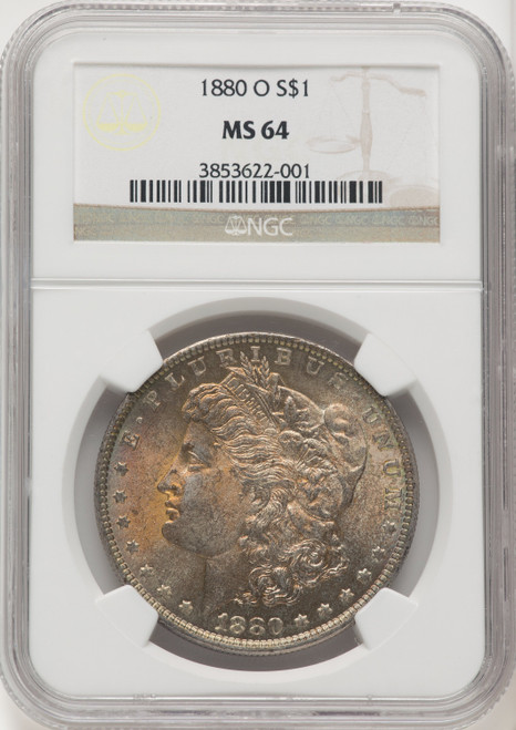 1880 O US Morgan Silver Dollar $1 - NGC MS 64 [V-HA-769903007]