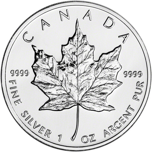 2022 Canada Silver Maple Leaf - 1 oz - $5 - BU [22-CML-S5-BU