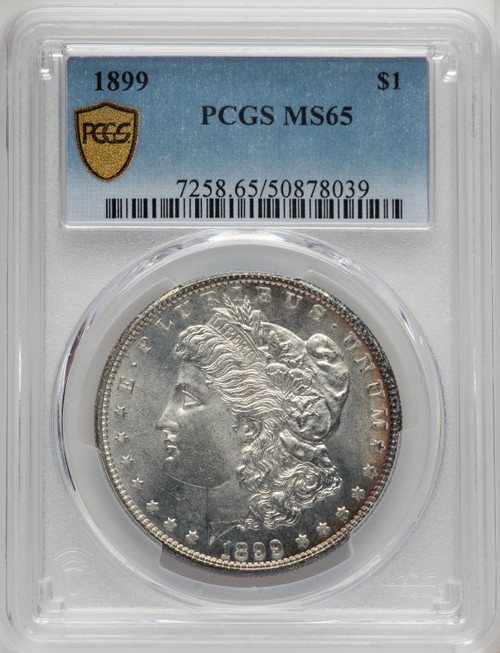 1899 US Morgan Silver Dollar $1 - PCGS MS65 [V-HA-773687029]