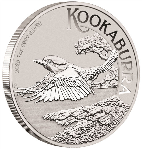 2026 P Australia Silver Kookaburra 1 oz $1 - BU