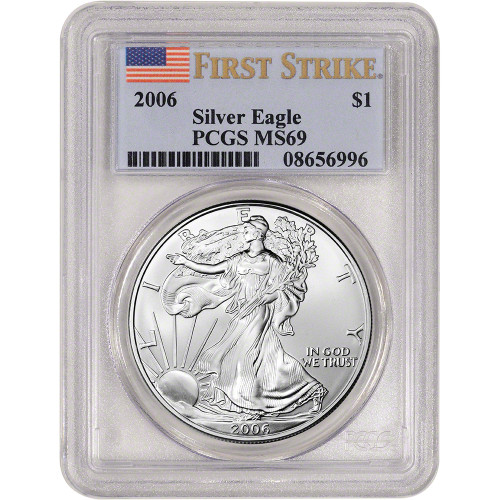 2006 American Silver Eagle - PCGS MS69 First Strike [06-ASE-P-MS69-FS]