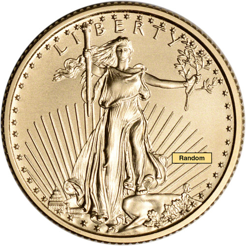 American Gold Eagle (1/4 oz) $10 - BU - Random Date [X-AGE-10-BU]