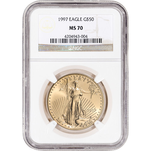 1997 American Gold Eagle 1 oz $50 - NGC MS70 [97-AGE-50-N-MS70]