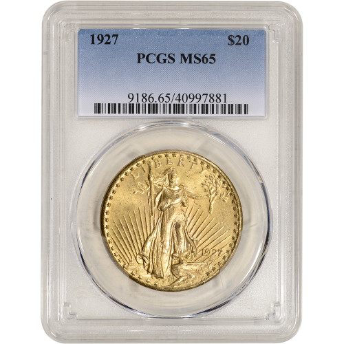 1924 US Gold $20 Saint-Gaudens Double Eagle - PCGS MS65 [24-USG