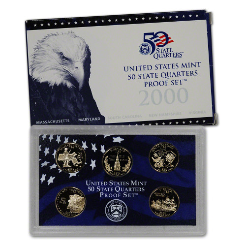 2000 United States Mint 50 State Quarters Proof Set™ [US-QP-2000]