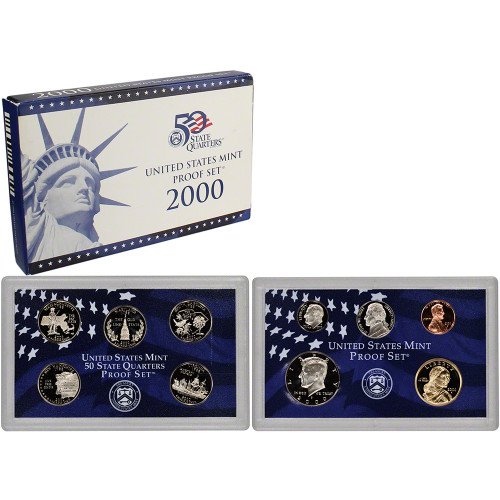 2000 US Mint Proof Set in OGP [US-P-2000]