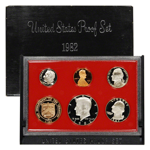 1982 US Mint Proof Set in OGP [US-P-1982]