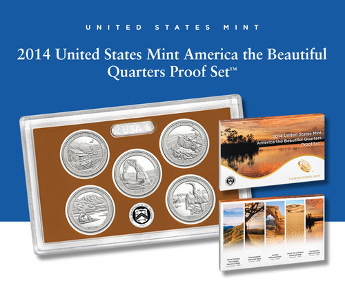2014 United States Mint America the Beautiful Quarters Proof Set™ (Q5E) [US-QP-2014]