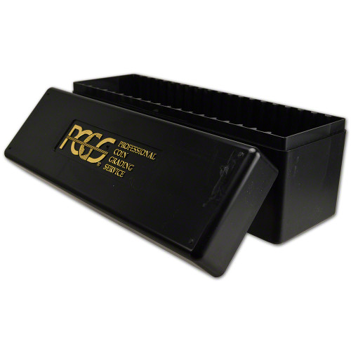 PCGS Black Plastic Storage Box [PCGS-20PC-BOX-BLK]