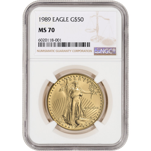 2009 American Gold Eagle 1 oz $50 - NGC MS70 [09-AGE-50-N-MS70