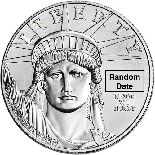 American Platinum Eagle (1/4 oz) $25 - BU - Random Date [X-APE-25