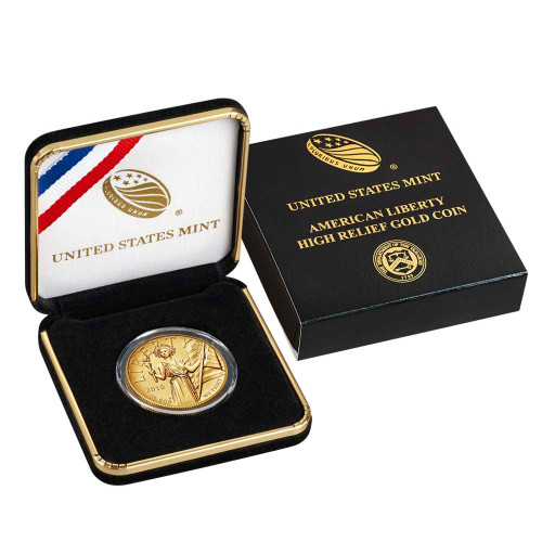 2021 W American Liberty Gold High Relief Proof 1 oz $100 in OGP