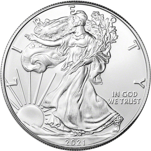 2021 American Silver Eagle 1 oz $1 - BU [21-ASE-BU]