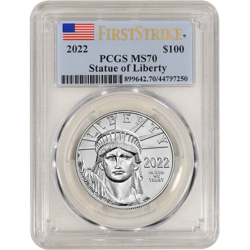 2022 American Platinum Eagle 1 oz $100 - PCGS MS70 First Strike [22-APE-P-MS70-FS]