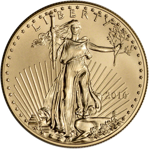 2016 American Gold Eagle (1 oz) $50 - BU [16-AGE-50-BU]