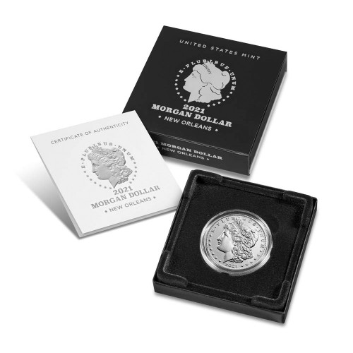 2021 (O) US Morgan Silver Dollar $1 New Orleans Privy in OGP [US-21-(O)-MORGAN]