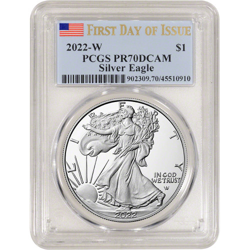 2022 W American Palladium Eagle Reverse Proof 1 oz $25 PCGS PR70