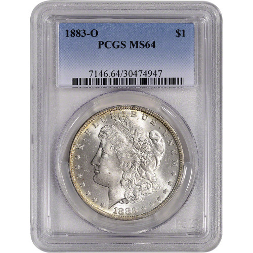 1883 O US Morgan Silver Dollar $1 - PCGS MS64 [MORGAN-83-O-P-MS64]