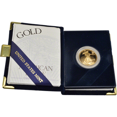 2000 W American Gold Eagle Proof 1/2 oz $25 in OGP [US-00-W-AGE-25-PF]