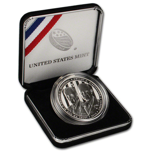 2013 P US 5-Star Generals Commemorative Proof Silver Dollar in OGP [US-MC-S1-13-P-GEN-PF]