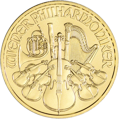 2023 Austria Gold Philharmonic 1/4 oz 25 Euro - BU [23-PHIL-G25-BU]