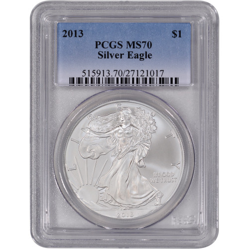 2013 American Silver Eagle - PCGS MS70 [13-ASE-P-MS70]