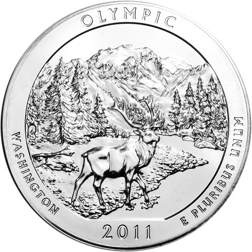 2011 ATB Olympic Silver 5 oz 25C - BU [11-ATB-OLY-BU]