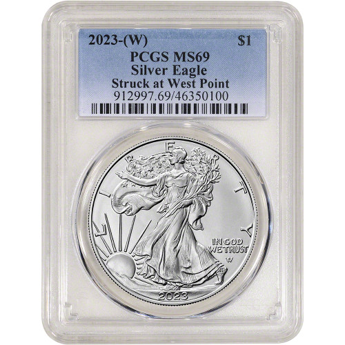 2023 (W) American Silver Eagle - PCGS MS69 [23-(W)-ASE-P-MS69]
