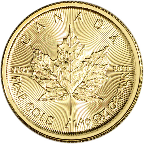 2023 Canada Gold Maple Leaf 1/10 oz $5 - BU [23-CML-G5-BU]