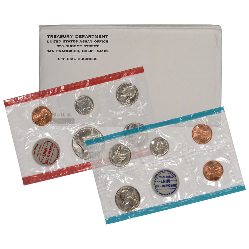 1969 United States Mint Uncirculated Coin Set [US-UC-1969]