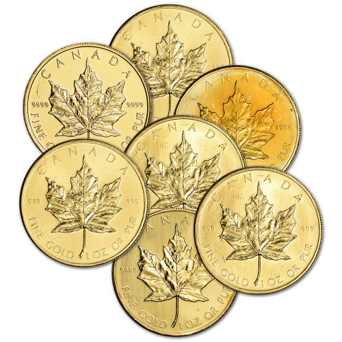 Canada Gold Maple Leaf 1 oz $50 - Random Year - Impaired [X-CML-G50-IMPAIRED]