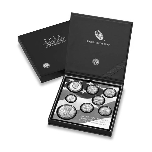 2018 US Mint Limited Edition Silver Proof Set in OGP [US-SP-2018-LE]