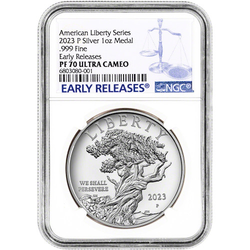 2022 P US American Liberty Silver Medal Proof NGC PF70 UCAM Early