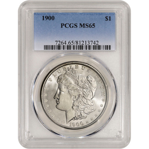 1900 US Morgan Silver Dollar $1 - PCGS MS65 [MORGAN-00-P-MS65]