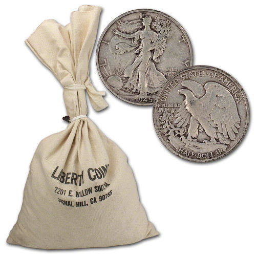 【レア物】90's TOO CUTE USA製 値下げしました！ 90% Silver Half Dollars - $500 Face Value Bag [X-BAG-90-HALVES(500