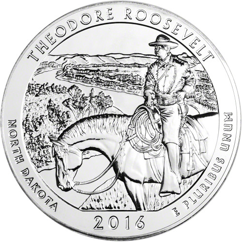 2016 ATB Theodore Roosevelt Silver 5 oz 25C - BU [16-ATB-ROO-BU]