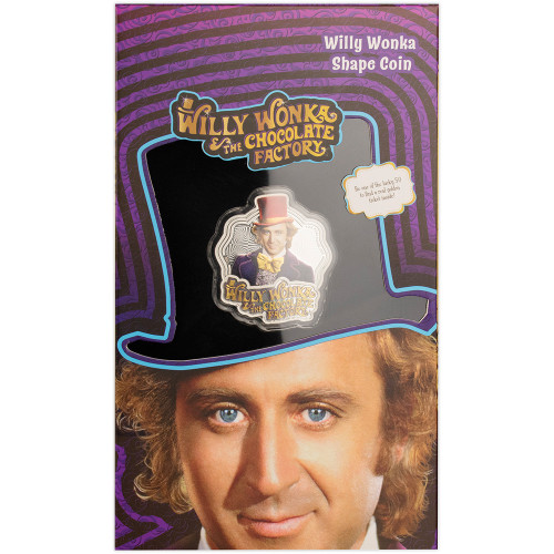 1 oz PAMP Suisse Silver 2024 Samoa Willy Wonka Colorized Coin Bar $5 in Assay [SILVER-OTH-PAMP-1oz-WONKA]