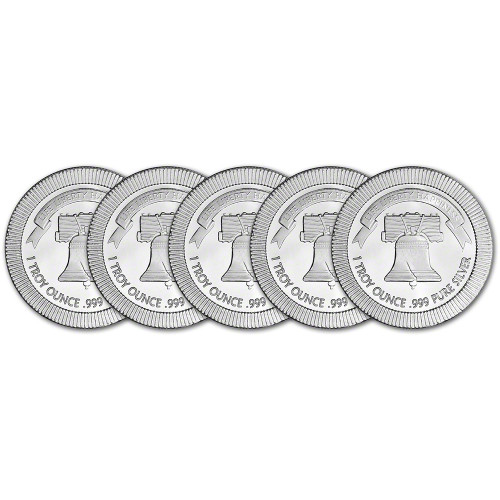 TWENTY (20) 1 oz Silver Round SilverTowne Liberty Bell