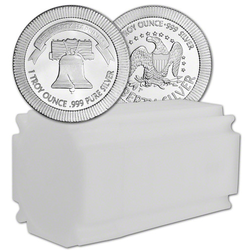 1 oz Silver Round SilverTowne Liberty Bell Stackable .999 [SILVER