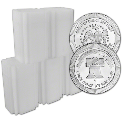 TWENTY (20) 1 oz Silver Round SilverTowne Liberty Bell Stackable