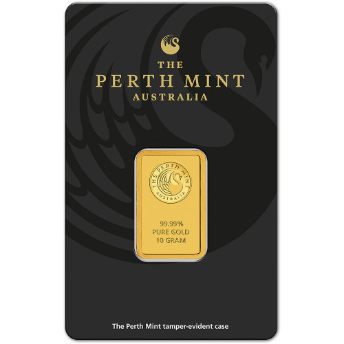 10 gram Gold Bar - Perth Mint - 99.99 Fine in Assay [GOLD-Bar-10g-PERTH-Assay]