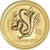 2001 Australia Gold Lunar Series I Year of the Snake 2 oz $200 - BU [01-SNAKE-G200-BU]