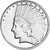 TEN 1 oz SilverTowne Silver Round - $10 Indian Design - 999 Fine [SILVER-Rnd-1oz-ST-IND(10)]