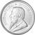 South Africa Silver Krugerrand 1 oz 1 Rand - BU Random Date Five 5 Coins [X-KR-S1-BU(5)]