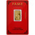 5 gram Gold Bar - PAMP Suisse - Lunar Year of the Rooster - 999.9 Fine in Assay [GOLD-Bar-5g-PAMP-Rooster-Assay]