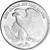 FIVE (5) 1 oz. Silvertowne Silver Round Saint-Gaudens Design .999 Fine Silver [SILVER-Rnd-1oz-ST-STG(5)]